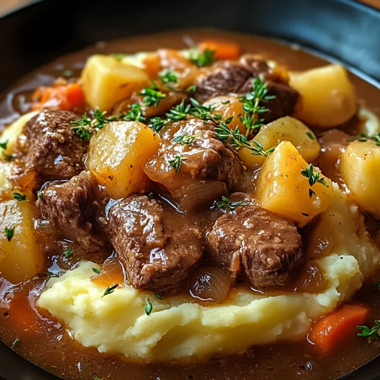 Beef Stew with Potato Topping