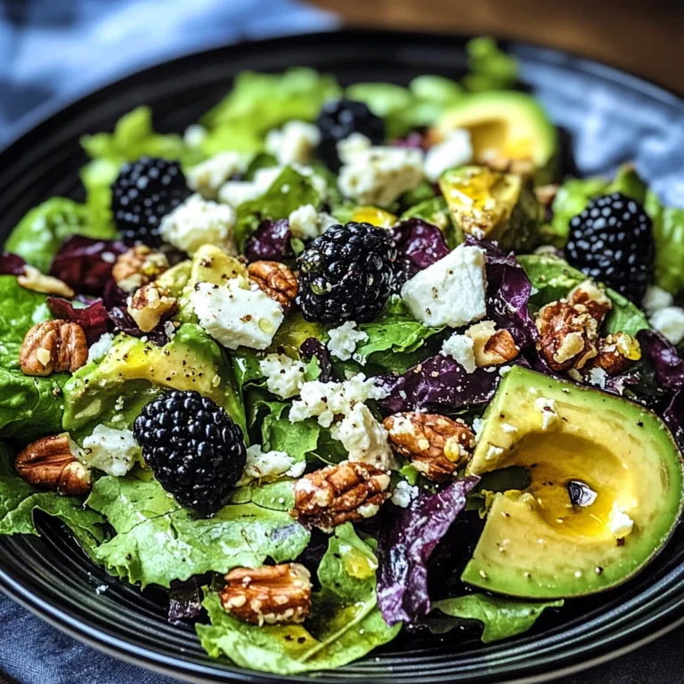 Blackberry Avocado Salad