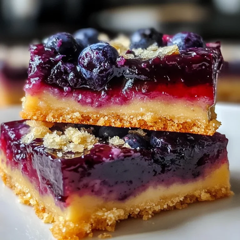 Blueberry Curd Bars