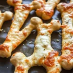Cheesy Halloween Breadstick Bones