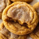 Chewy Pumpkin Snickerdoodle Cookies