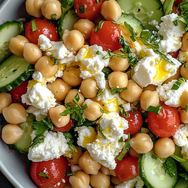 Cottage Cheese and Chickpea Salad