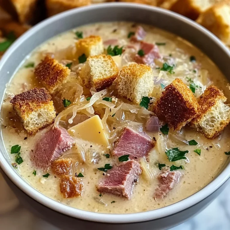 Creamy Reuben Soup: A Delicious Twist on a Classic