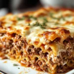 Easy Meat Lasagna