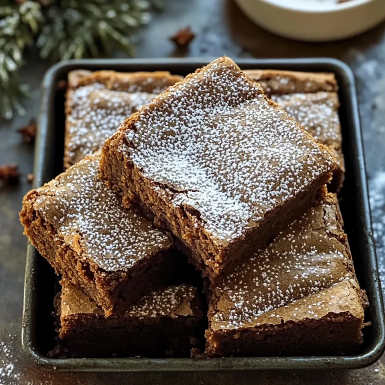 Gingerbread Brownies