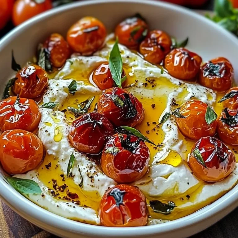 Hot Honey Tomato Burrata Dip