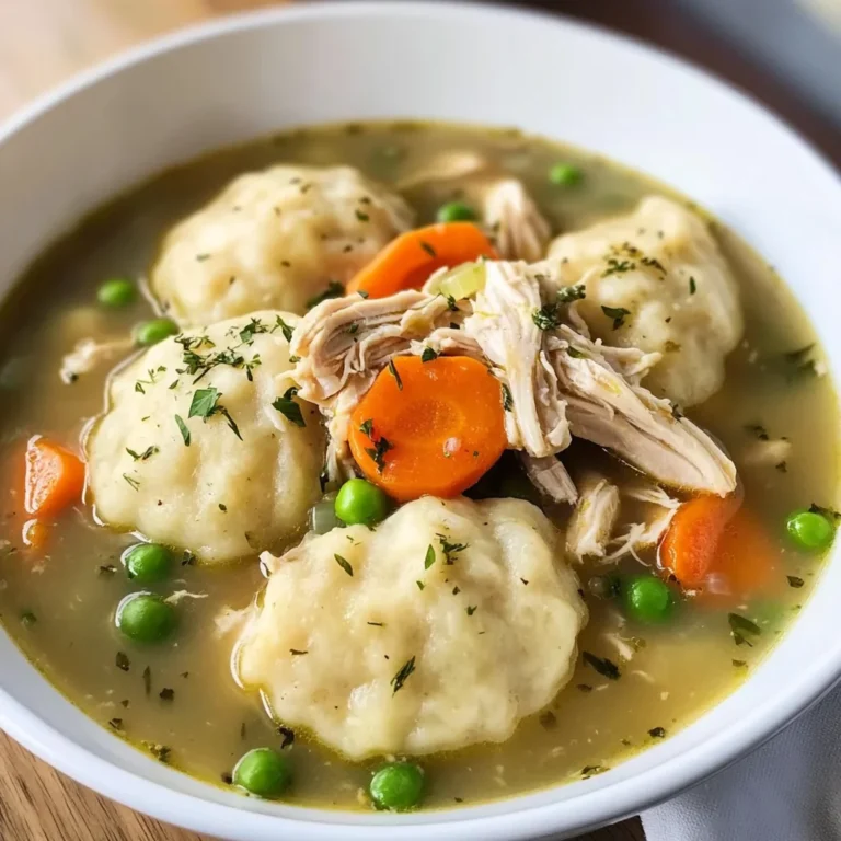 One Pot Chicken Dumpling Soup (with refrigerated biscuit dough!)