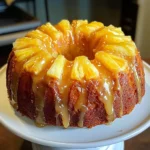 Pineapple Pound Cake with Pineapple Glaze