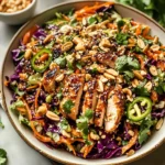 Sesame Chicken Cabbage Crunch Salad