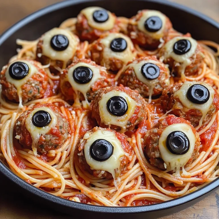 Spooky Spaghetti & Eyeballs