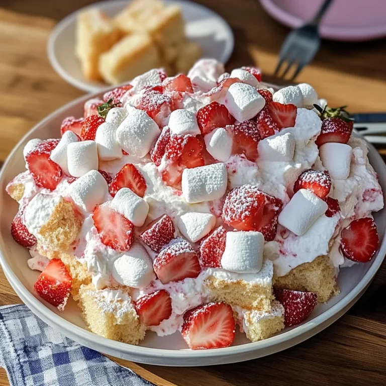 Strawberry Shortcake Fluff Salad Recipe