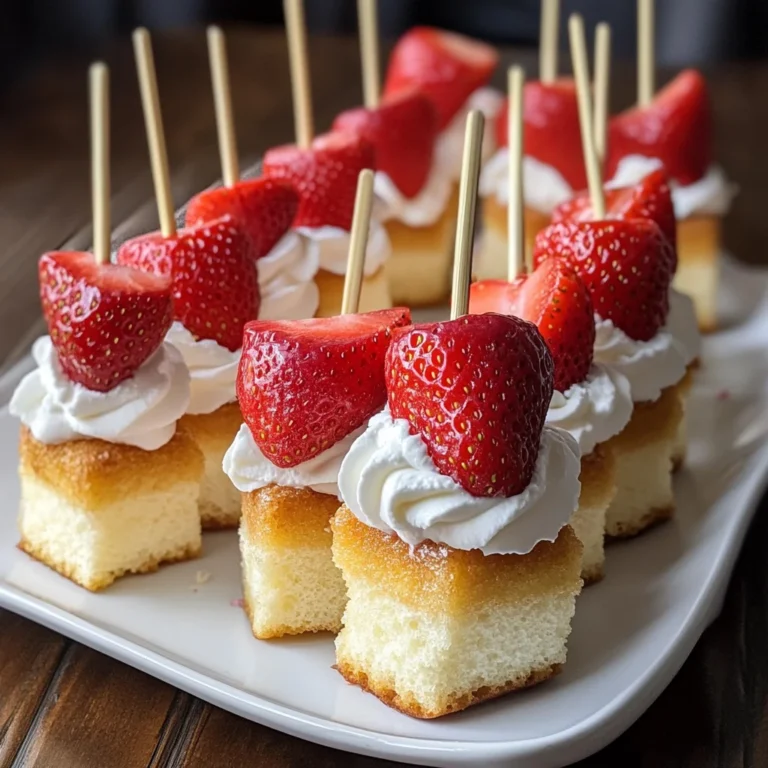 Strawberry Shortcake Kabobs