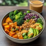 Thai Peanut Sweet Potato Buddha Bowl