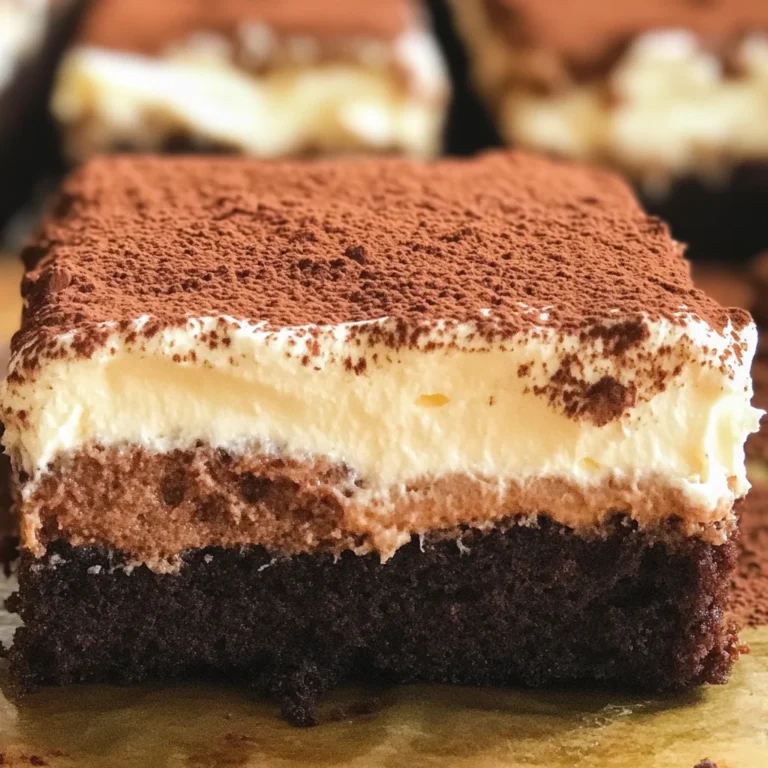Tiramisu Brownies
