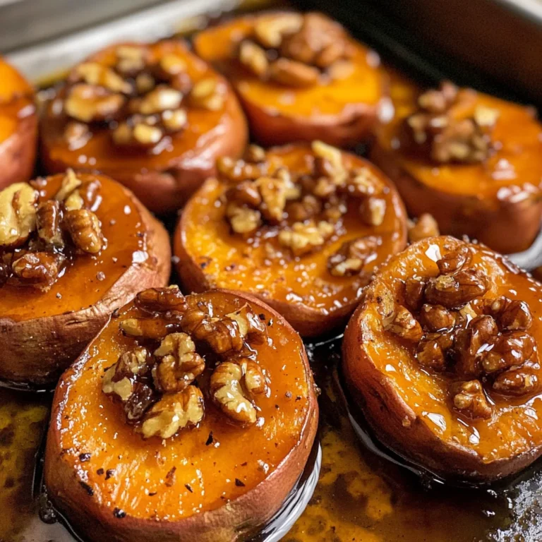 Walnut Maple Roasted Sweet Potatoes