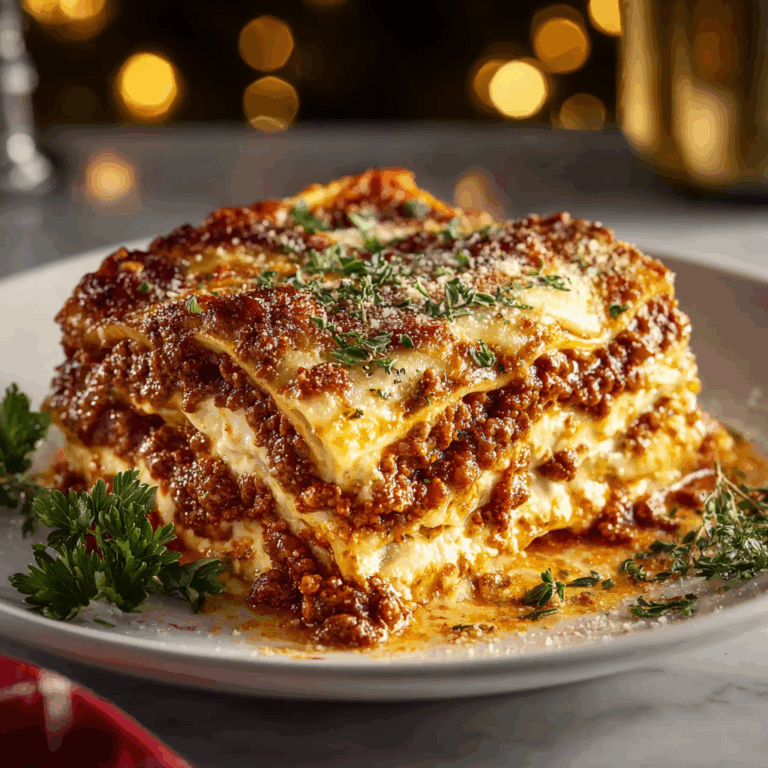 Christmas Eve Lasagna