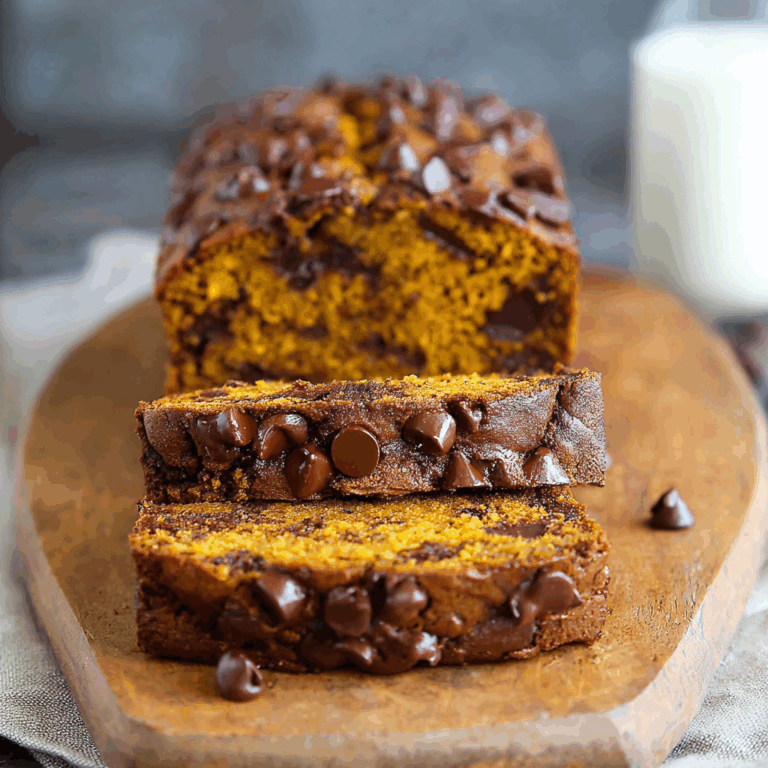 Banana Chocolate Chip Pumpkin Bread