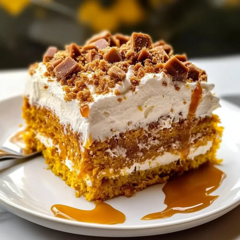 Pumpkin Poke Cake